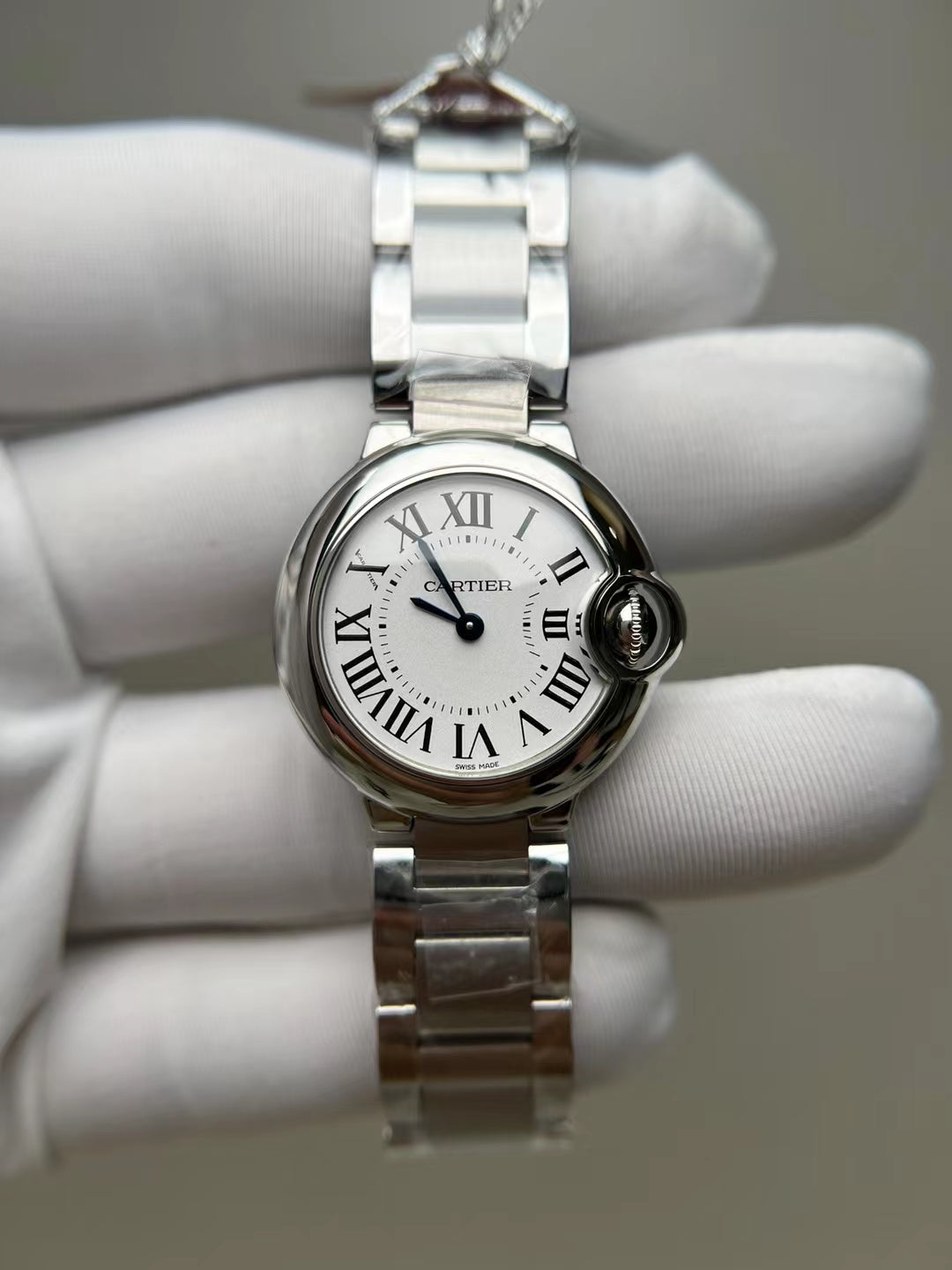 CRT Ballon Bleu (Steel, White Dial)