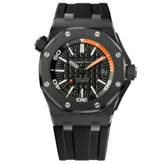 APW Royal Oak Offshore Diver (black dial with orange accents)