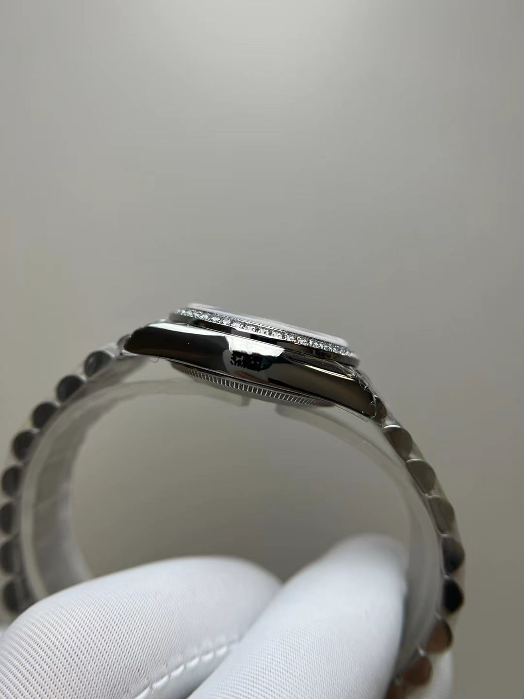 RLX Datejust Pink Sunray dial