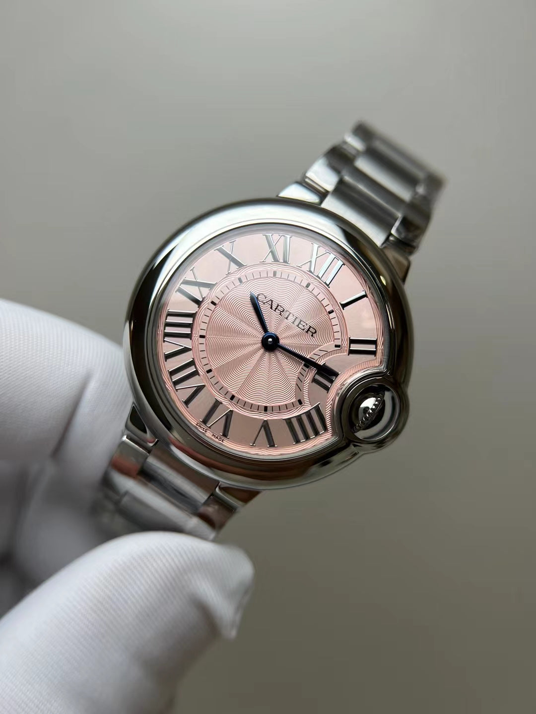 CRT Ballon Bleu (Pink Dial, Two-Tone)