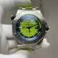 APW Royal Oak offshore diver (bright green dial)