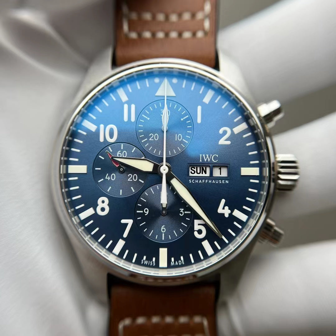 IW Pilot's Watch Chronograph (Blue dial)